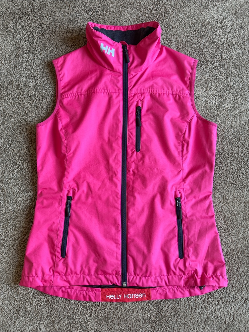 Helly Hansen Bright Pink Women’s Crew Midlayer Vest Size Large